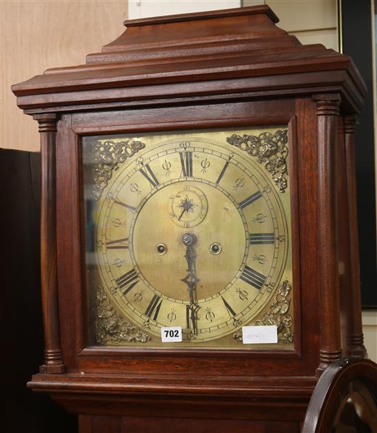 An eight day longcase clock, H.215cm